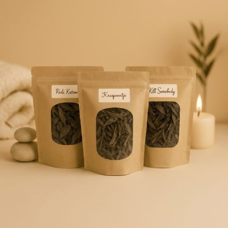 Postpartum Pakket met kraftzakken Faya Watra bladeren